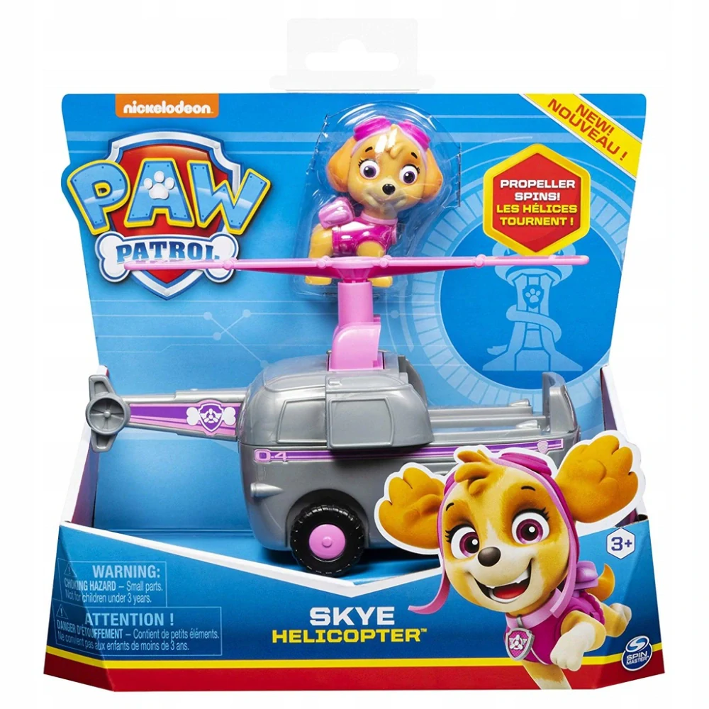 Paw Patrol Tlapková Patrola - Základní vozidlo s figurkou - Skye