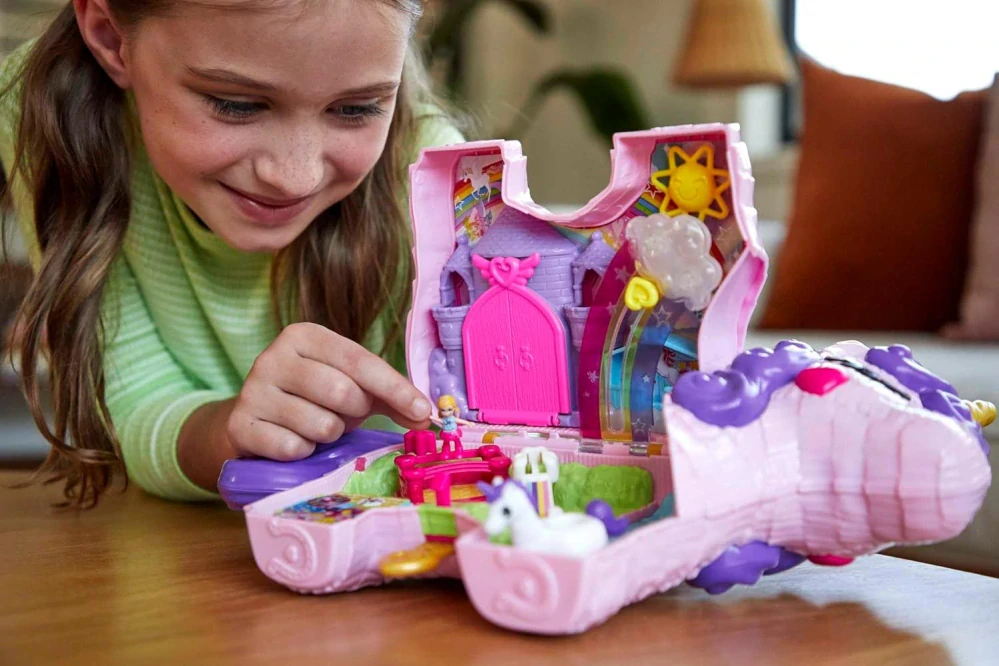 Mattel Polly Pocket Mikro Pocketová kabelka Jednorožec GVL88