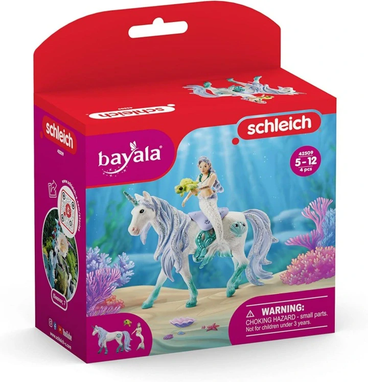 Schleich Bayala Mořská panna na mořském jednorožci 42509