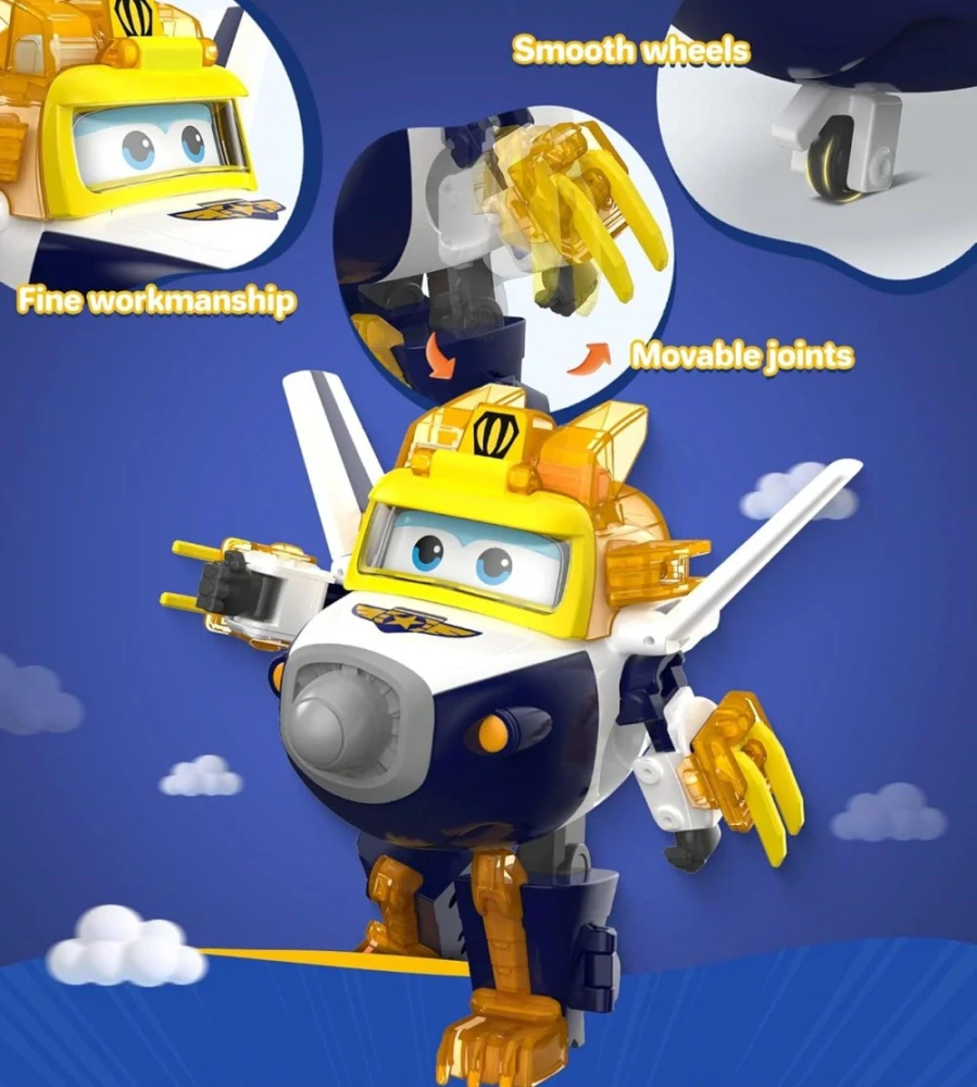 Super Wings - Transformující vozidlo Paul + koula na vybavení od Alpha Group