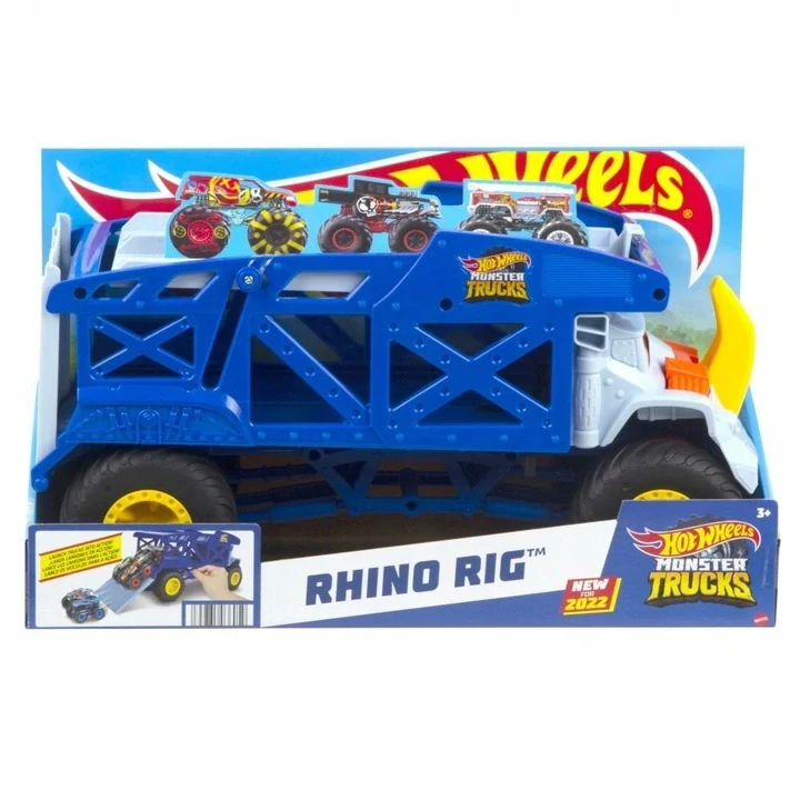 Hot Wheels Monster Trucks Rhino Rig Transporter Nosorožec HFB13 od Mattel 