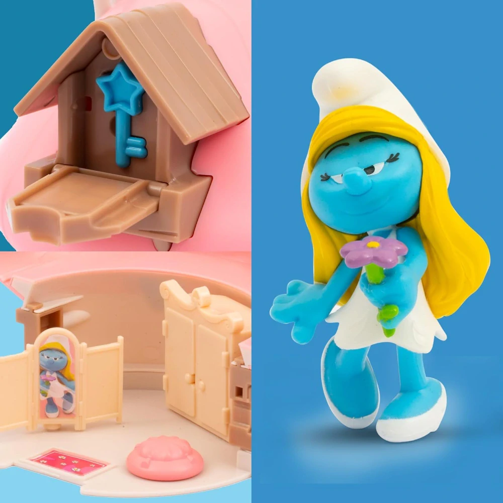 Šmoulové chaloupka dům Šmoulí s figurkou Šmoulinka od Giochi Preziosi