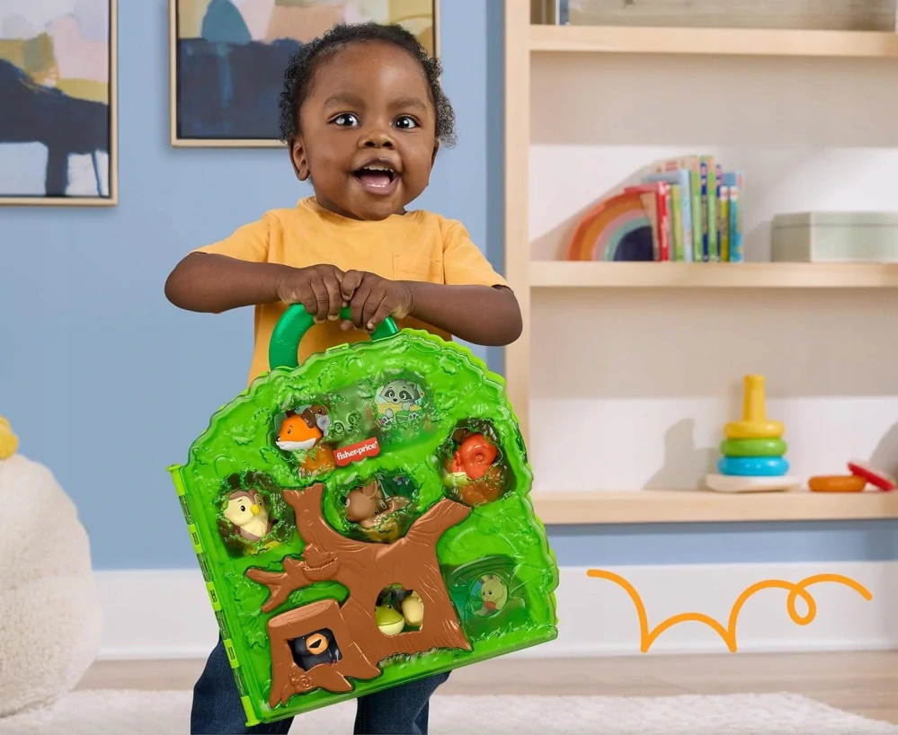 Fisher-Price Little People Domeček zvířátka přátelé z lesa HWB29