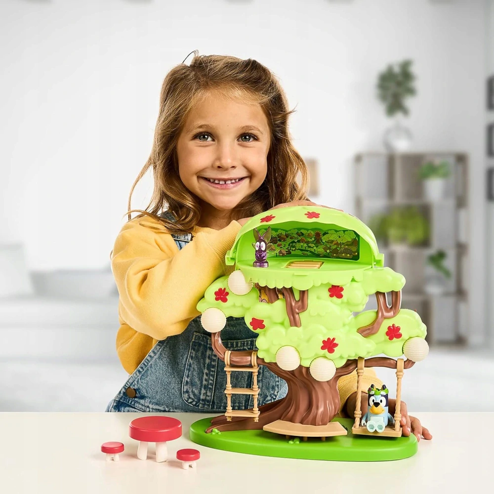 Bluey Domeček na stromě pro hraní se skluzavkou + figurky od Moose