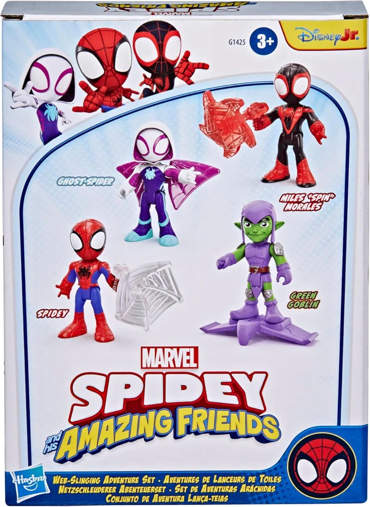 Hasbro Figurky Spidey Goblin Ghost Miles Morales - Sada 4 ks figurek