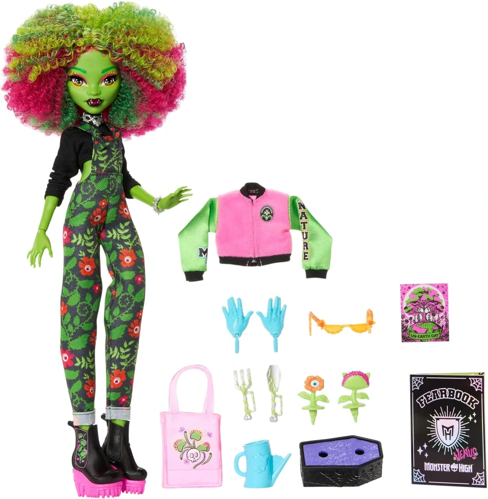 Mattel Panenka Monster High Fearbook - Venus MCFlytrap JDR59
