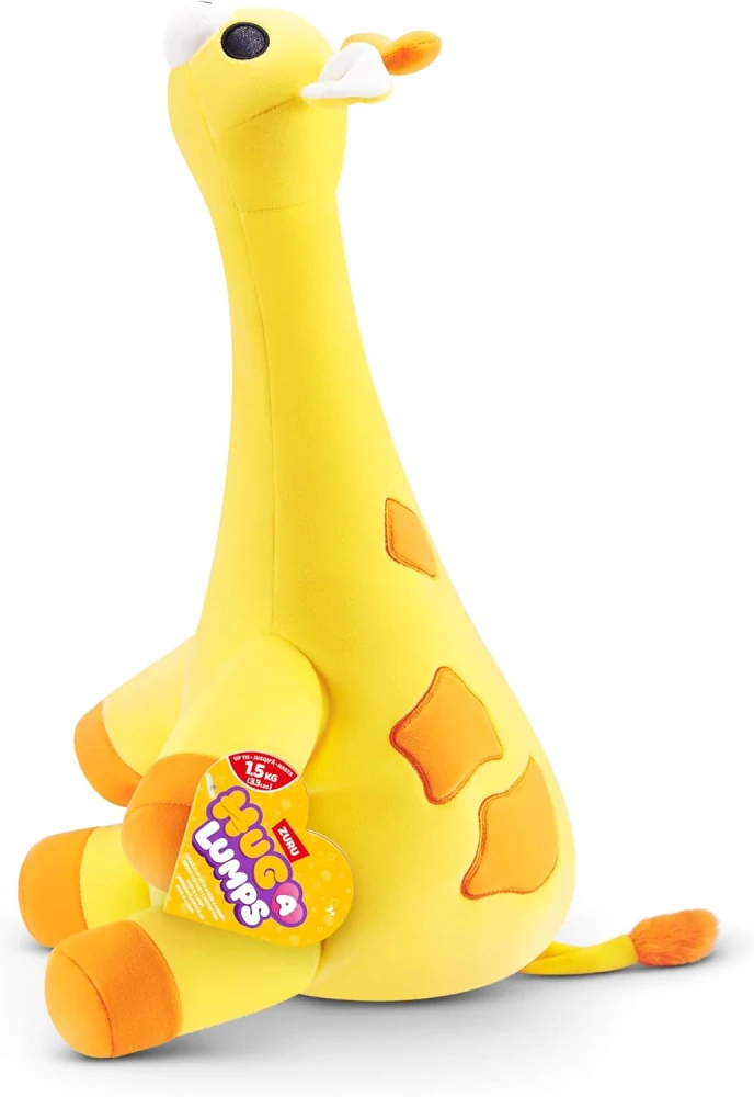 ZURU Velká Plyšová Žirafa 1,5 kg - Zatížený Plyšák Zátěžový Hug a Lumps