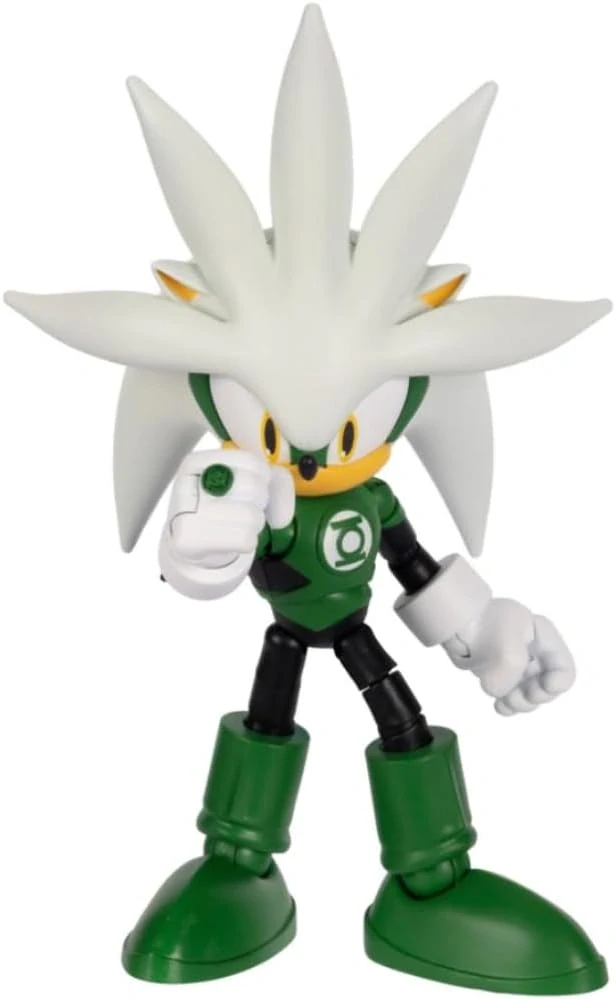 Sonic Hedgehog Originální figurka SILVER X GREEN LANTERN Zelená lucerna