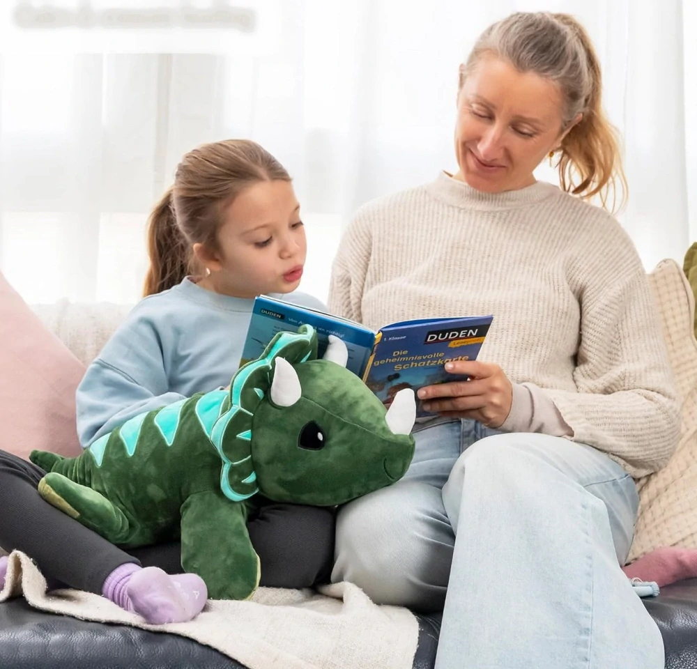 PLYŠÁK DINOSAURUS ZÁTĚŽOVÝ SNIŽUJE STRES ADHD AUTISMUS 2,2 KG