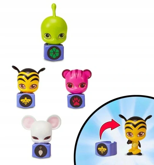 Miraculous Kouzelná Beruška Sada 8 FIGUREK Kwami Tikki Trixx od Playmates Toys
