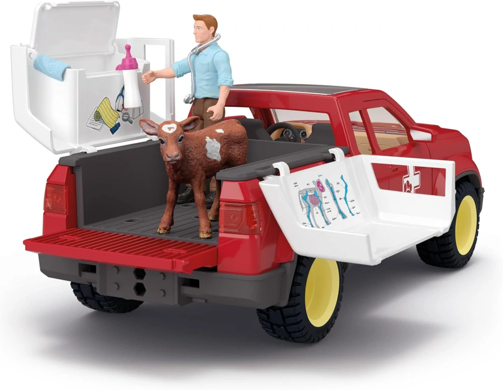 Schleich 42727 VETERINÁŘ Auto Návštěva veterináře na farmě