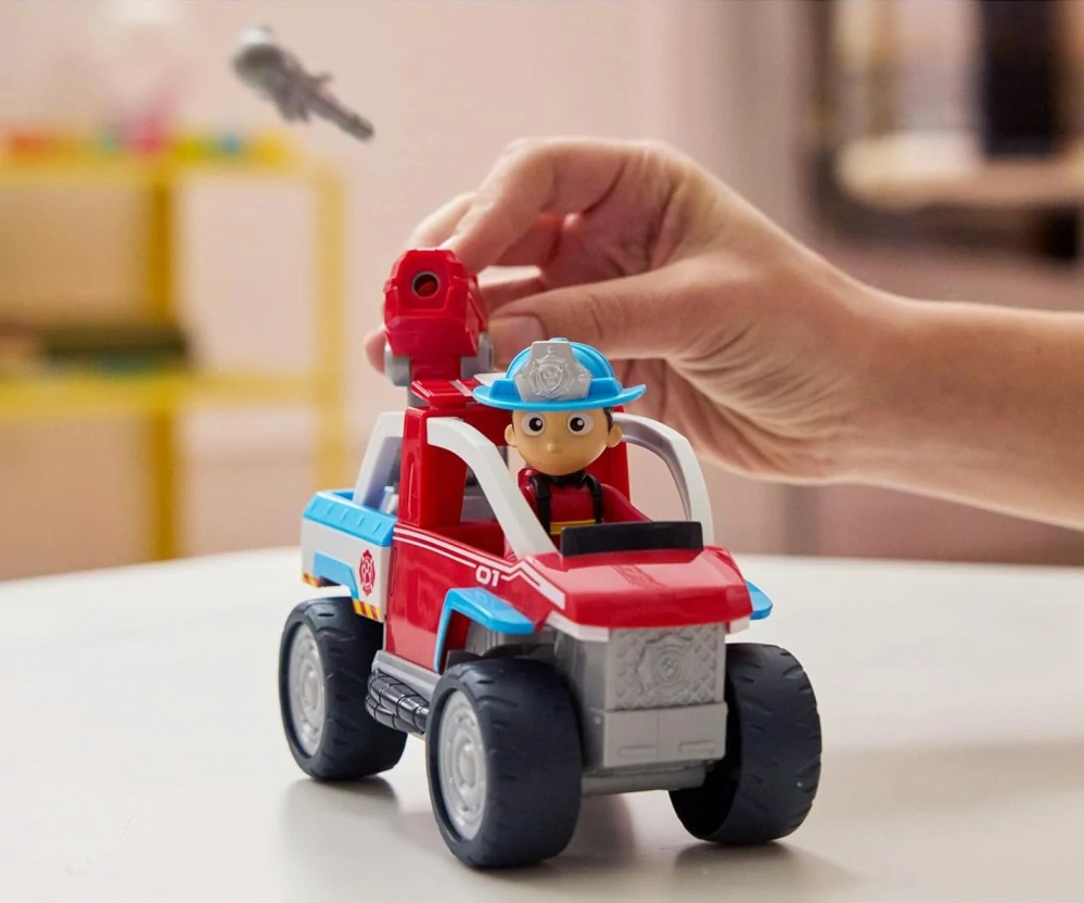 Spin Master Tlapková patrola Požární záchranné vozidlo Hasičské auto s figurkou Rydera Hasič Ryder