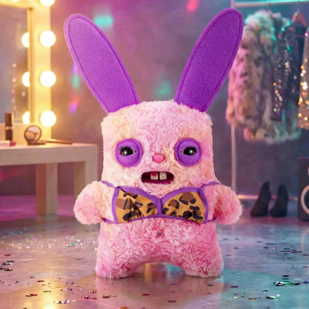 Zuru Plyšovy Fuggler Baddies Rabid Rabbit Plyšák 23 cm