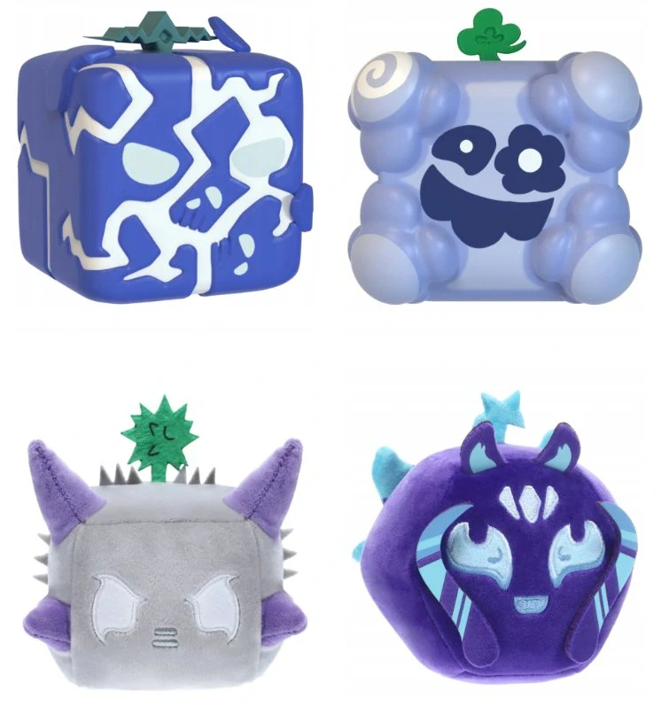 Mega velký set 2 figurky 2 Plyšáci Karty Roblox Blox Fruits Diamond