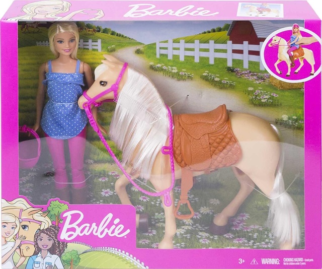 Mattel Barbie S KONĚM FXH13