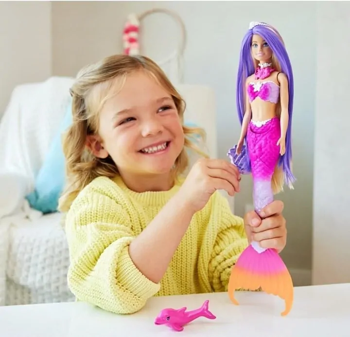 Mattel Barbie a dotek kouzla mořská panna Malibu HRP97
