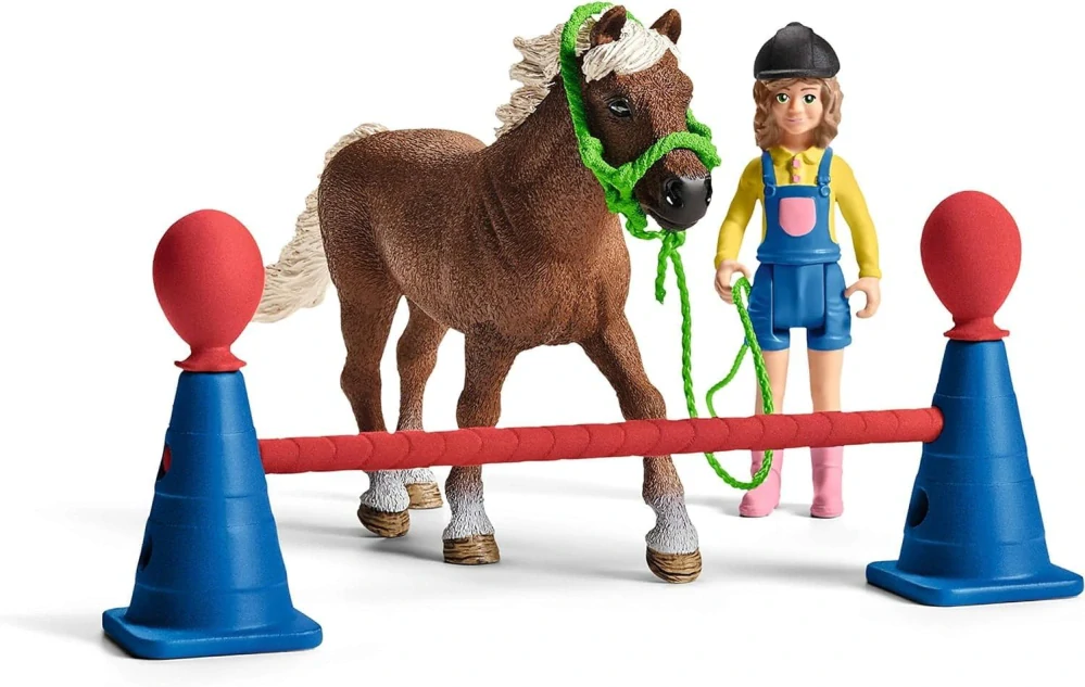 Schleich Trénink agility pro poníky 42481