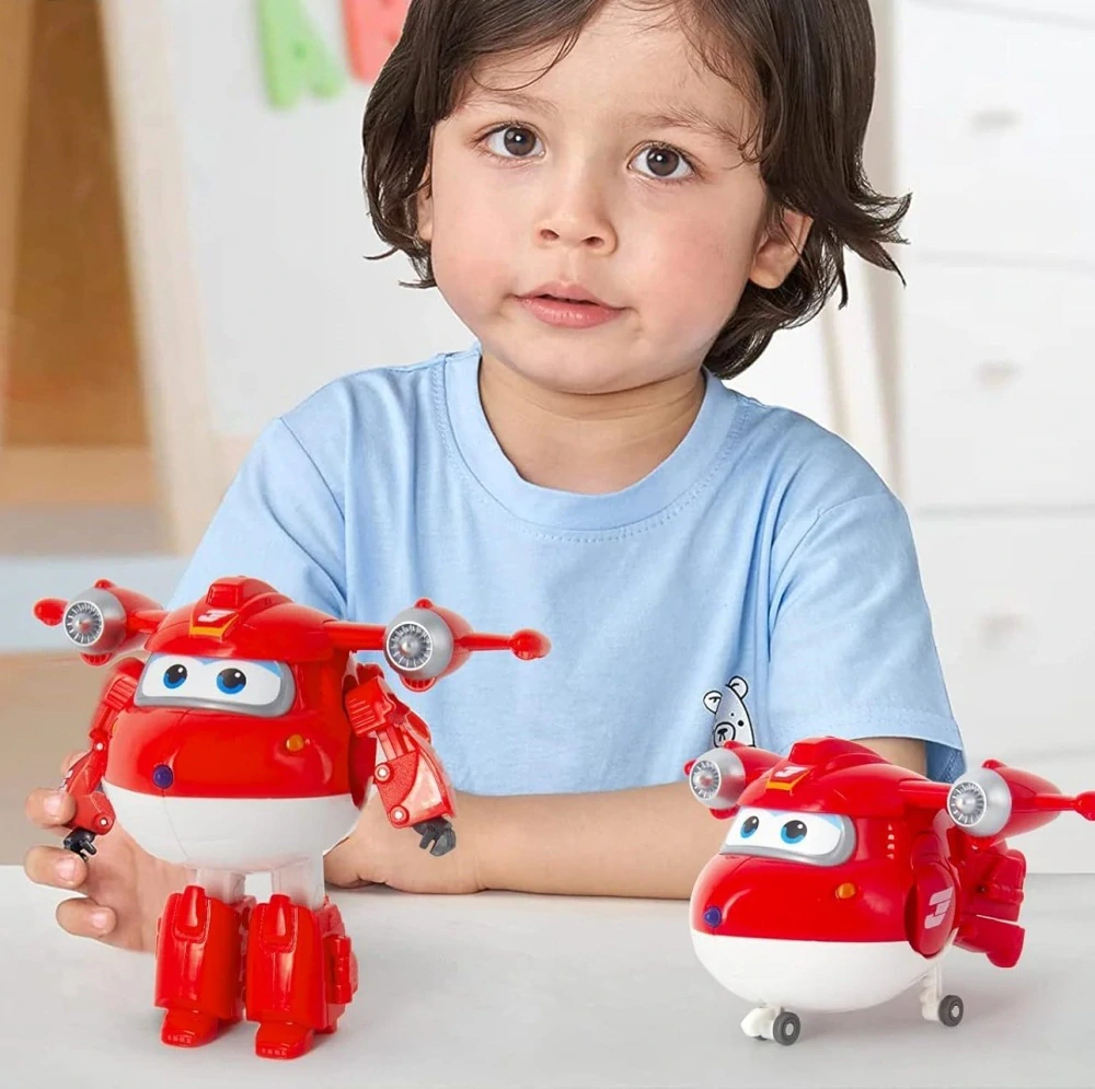 Super Wings - Sada 2 Transformujících vozidel - Jett a Tino Dino od Alpha Group