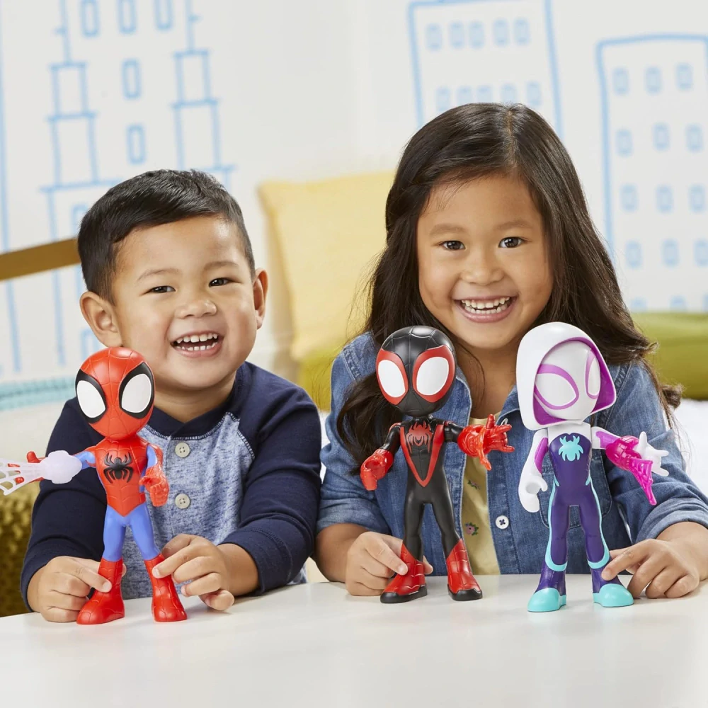 Hasbro Figurky Spidey Ghost Miles Morales - Sada 3 ks figurek