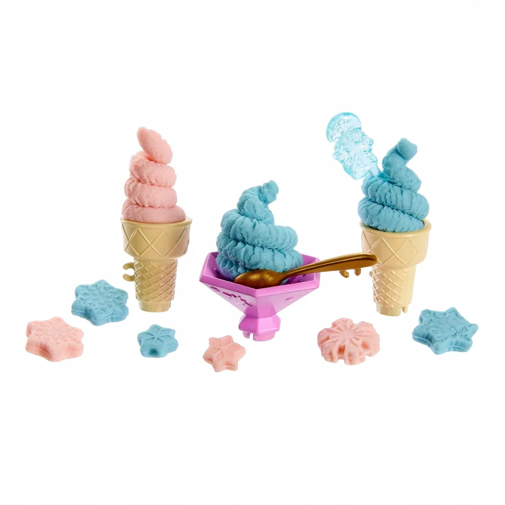 Mattel Ledové království Frozen zmrzlinový stánek s Elsou a Olafem herní set HMJ48