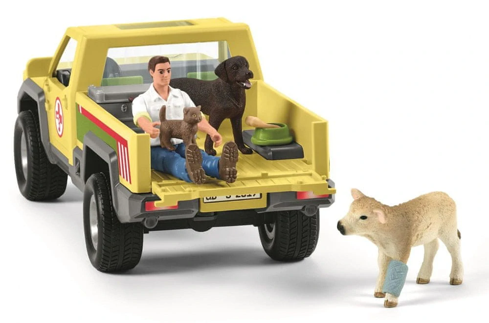 Schleich 42503 Záchranné terénní auto s veterinářem