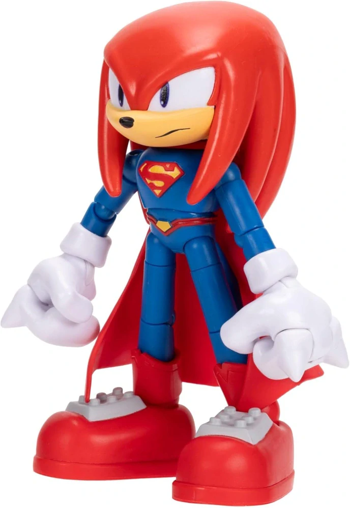 Sonic Hedgehog Film Originální pohyblivá akční figurka KNUCKLES x SUPERMAN 13 cm