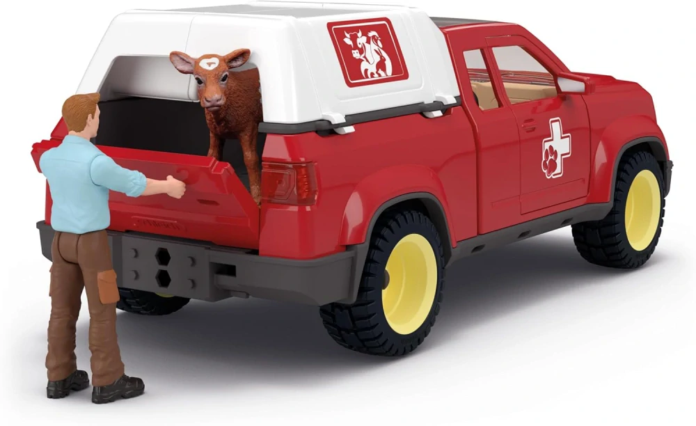 Schleich 42727 VETERINÁŘ Auto Návštěva veterináře na farmě