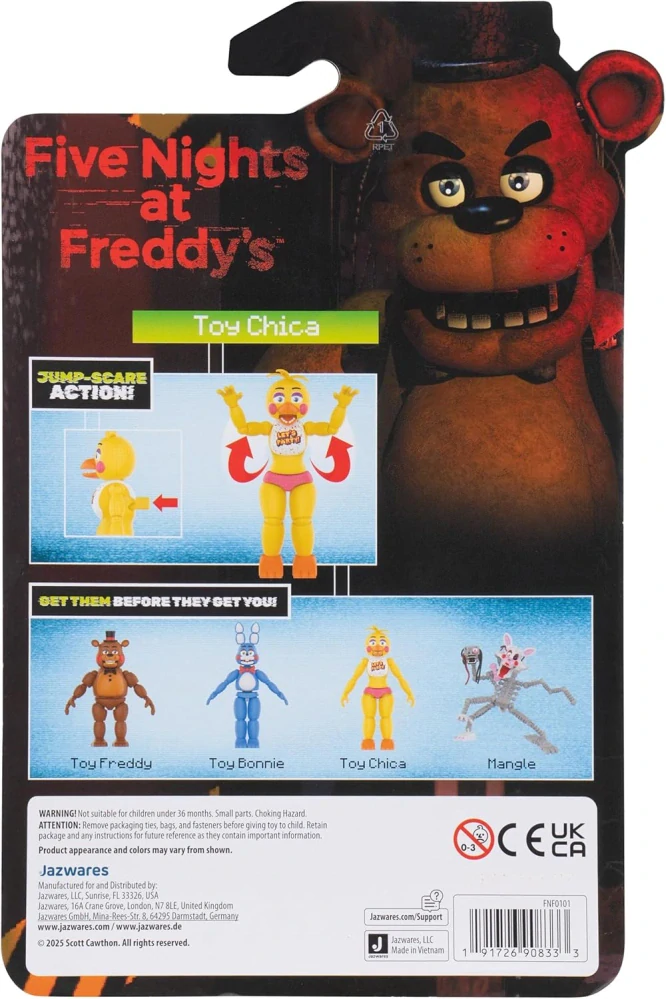 Figurka Toy Chica FNAF Five Nights at Freddy's 13 cm od Jazwares