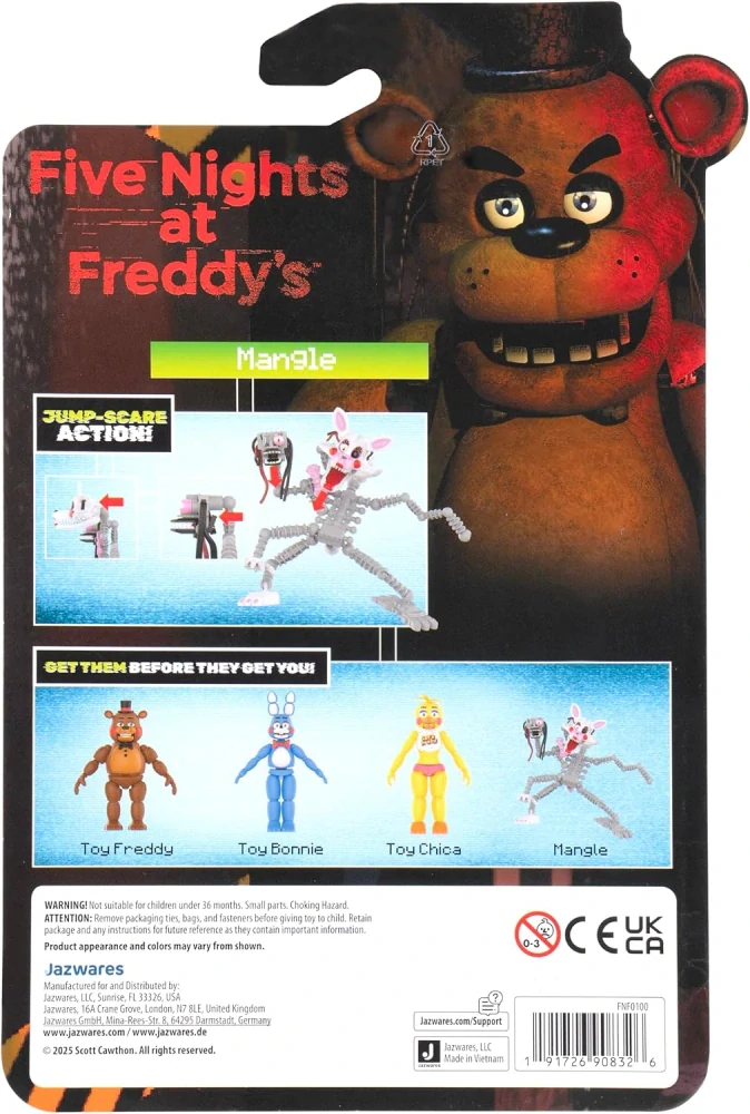 Figurka Toy MANGLE FNAF Five Nights at Freddy's 13 cm od Jazwares
