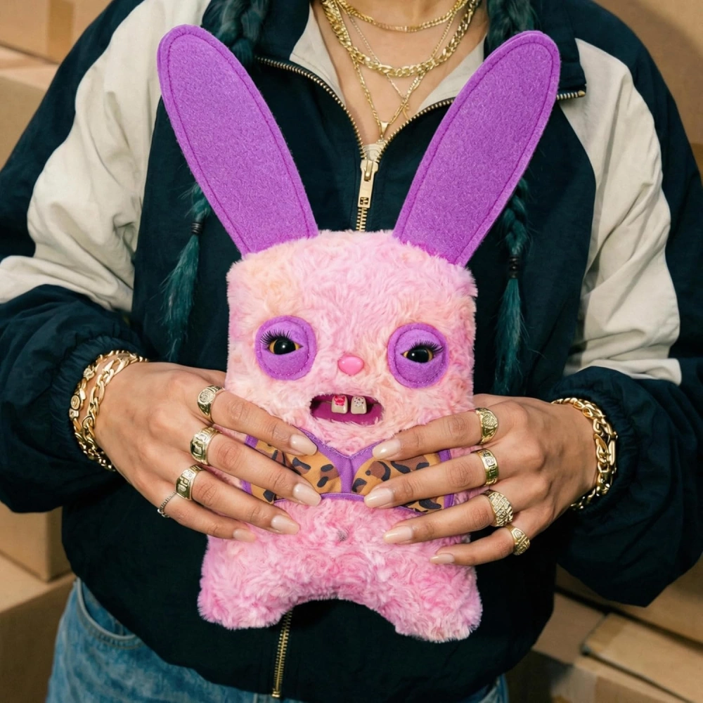Zuru Plyšovy Fuggler Baddies Rabid Rabbit Plyšák 23 cm
