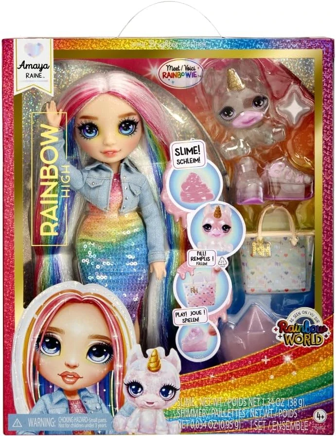 MGA Rainbow High Fashion Slime panenka Duhová - Amaya Raine