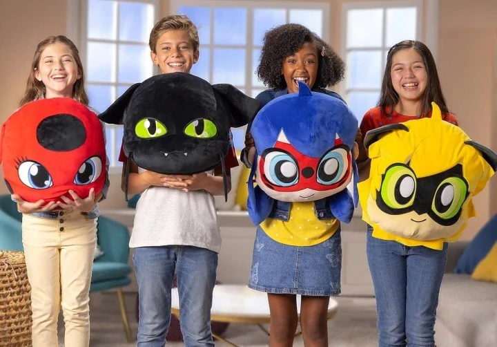 Zag Play Plyšová Miraculous Kouzelná Beruška Polštář Plyšak 45 cm
