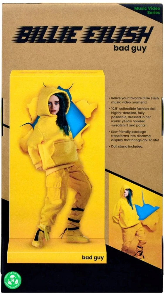 Billie Eilish Bad Guy Sběratelská Figurka Panenka od Playmates Toys