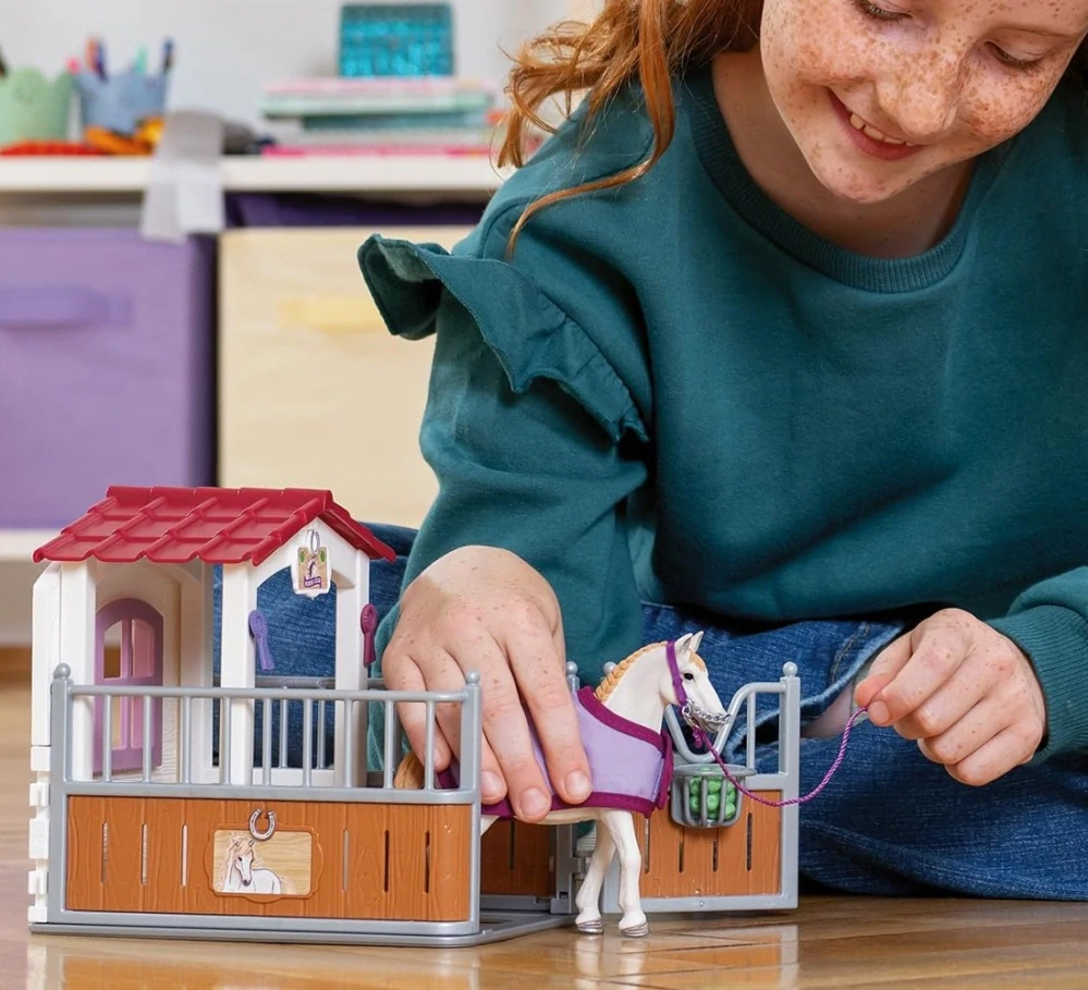 Schleich Box pro koně Stáj s klisnou Lusitano 42368