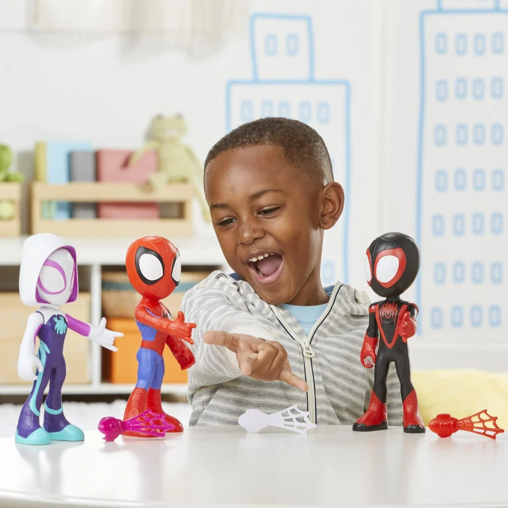 Hasbro Figurky Spidey Ghost Miles Morales - Sada 3 ks figurek