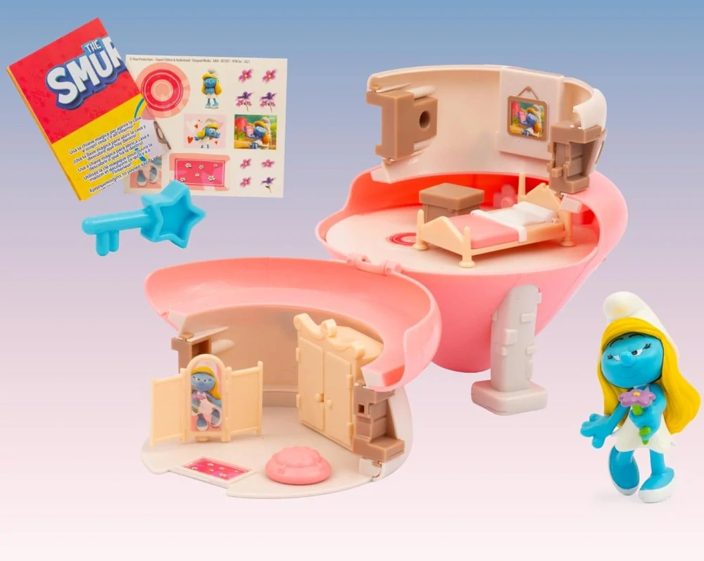 Šmoulové chaloupka dům Šmoulí s figurkou Šmoulinka od Giochi Preziosi