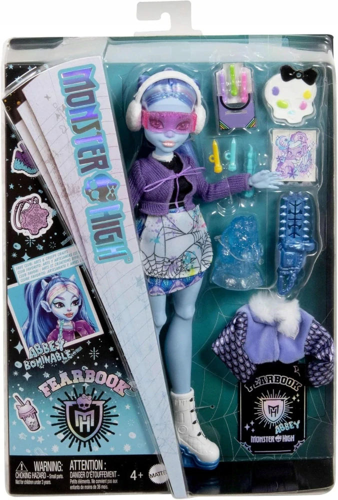 Mattel Panenka Monster High Fearbook - Abbey Bominable JDR58