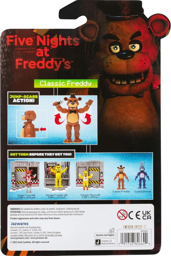 Figurka Toy FREDDY FNAF Five Nights at Freddy's 13 cm od Jazwares