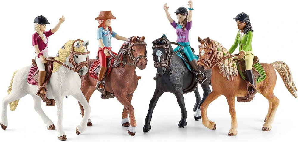 Schleich 72221 Exkluzivní jezdecký klub 4 Jezdkyně na koni