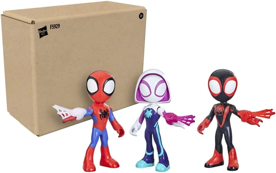 Hasbro Figurky Spidey Ghost Miles Morales - Sada 3 ks figurek