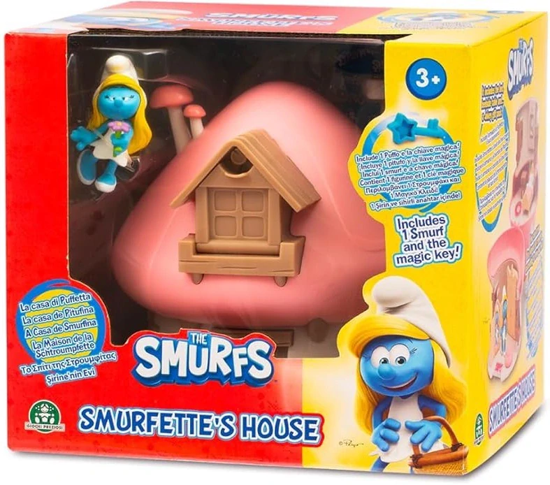 Šmoulové chaloupka dům Šmoulí s figurkou Šmoulinka od Giochi Preziosi