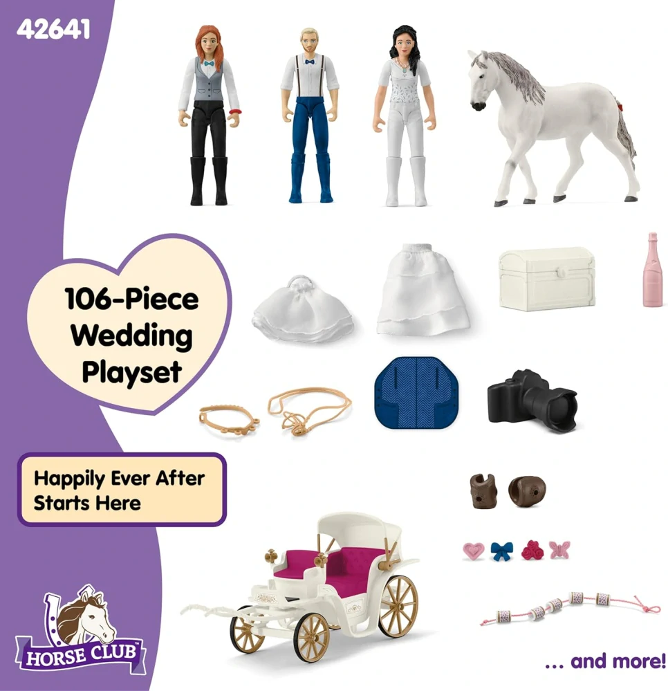 Schleich Horse Club Svatební kočár 42641
