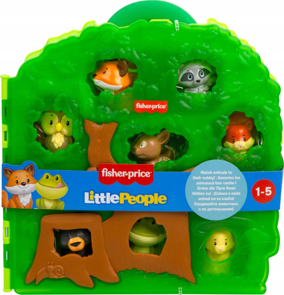Fisher-Price Little People Domeček zvířátka přátelé z lesa HWB29