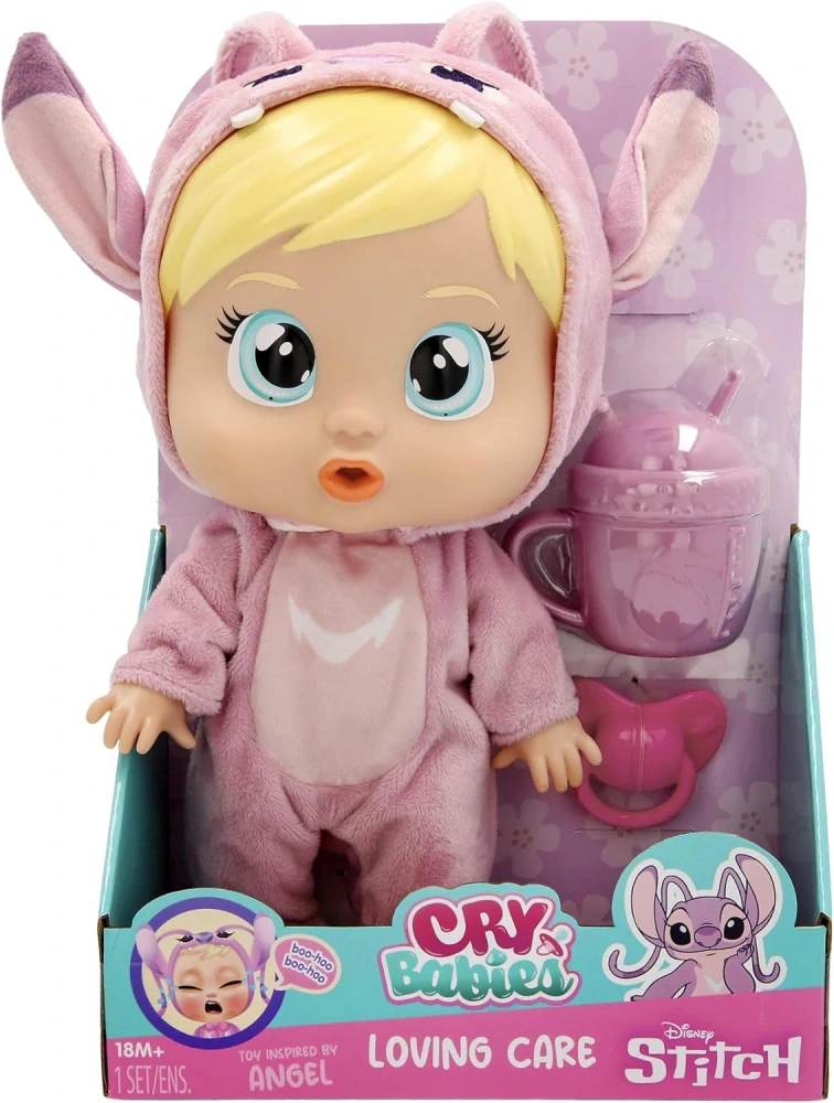 Panenka Cry Babies Stitch Angel 26,5 cm IMC Toys