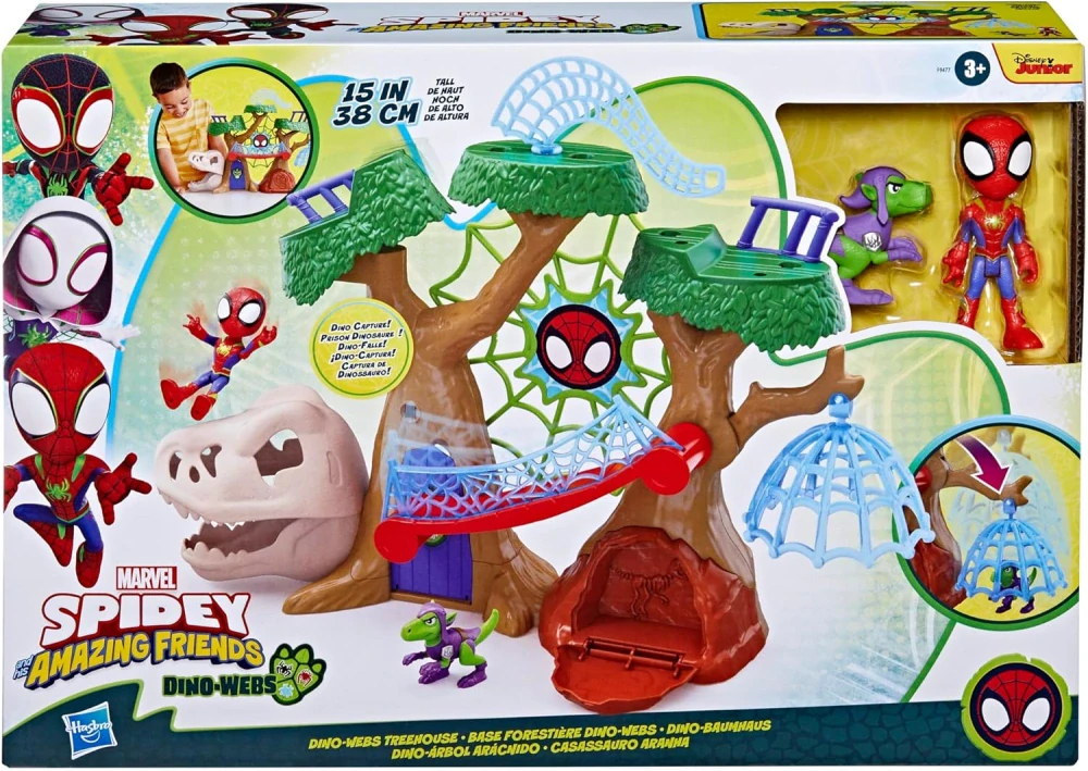 Spidey a jeho úžasní přátelé Figurka a domeček na stromě plný atrakcí Hasbro