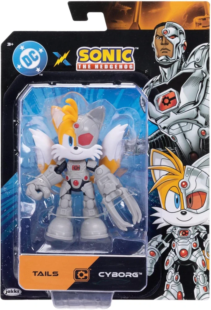 Sonic Hedgehog Film Originální pohyblivá akční figurka TAILS MILES X CYBORG