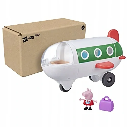 Hasbro Sada prasátko Peppa Letadlo s figurkou Peppy Pilot Králík Rebeka