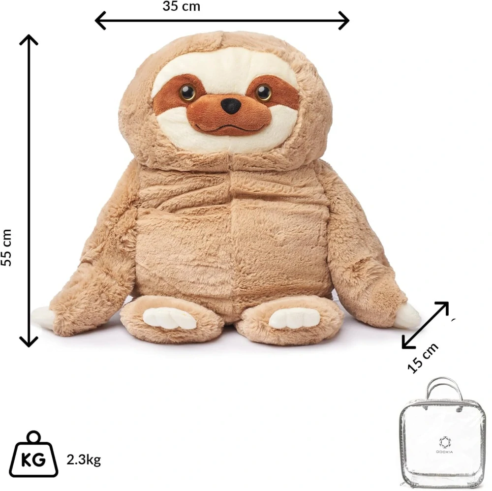 PLYŠÁK LENOCHOD ZÁTĚŽOVÝ SNIŽUJE STRES ADHD AUTISMUS 2,2 KG