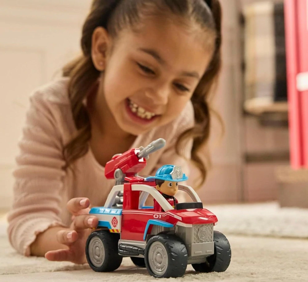 Spin Master Tlapková patrola Požární záchranné vozidlo Hasičské auto s figurkou Rydera Hasič Ryder