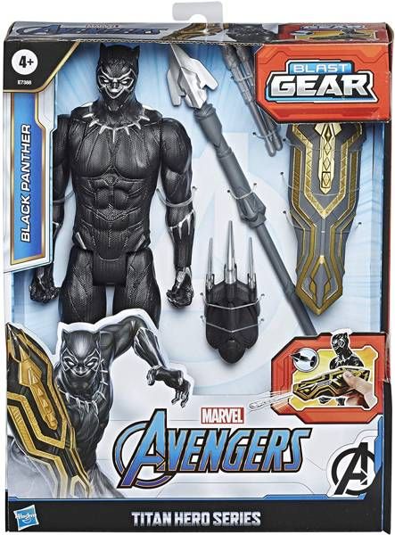 Black Panther Černý Panter 30 cm Figurka s přislušenstvím Blast Gear od Hasbro E7388